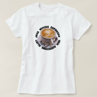 Liebesherz Italien Cappuccino Kaffeetasse T-Shirt