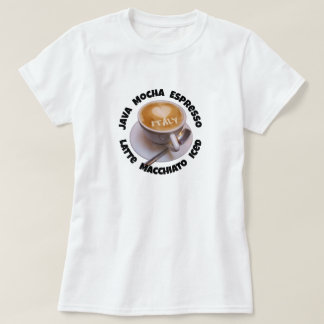 Liebesherz Italien Cappuccino Kaffeetasse T-Shirt