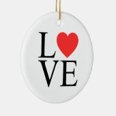 Liebesherz keramik ornament (Rechts)