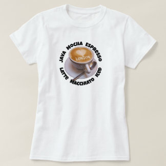 Liebesherz London Cappuccino Kaffeetasse T-Shirt