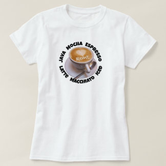 Liebesherz Rom Cappuccino Kaffeetasse T-Shirt
