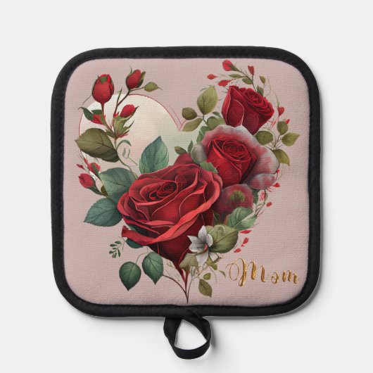 Liebesherz Topflappen (Vorderseite)