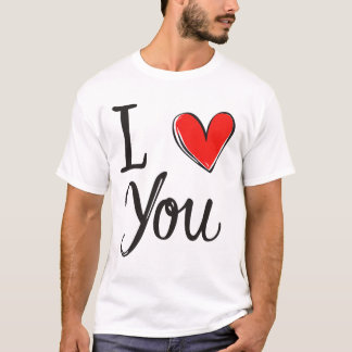 Liebesherz-Zitat – Süßes romantisches Geschenk T-Shirt