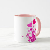Liebesherzen Baum-25053 Tasse (VorderseiteRechts)