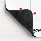 Liebesherzen Mousepad (Ecke)