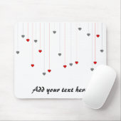 Liebesherzen Mousepad (Mit Mouse)