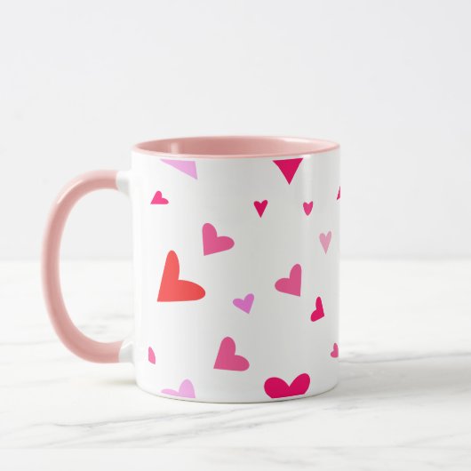 Liebesherzen Tasse (Links)