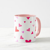 Liebesherzen Tasse (VorderseiteRechts)