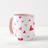 Liebesherzen Tasse (Vorderseite Links)