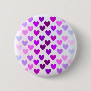 Liebesherzen Valentinstag romantisch monochrom Button