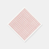 Liebesherzmuster Serviette (Ecke)