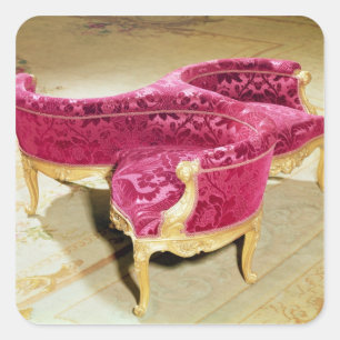 Liebesitz Napoleon III Quadratischer Aufkleber