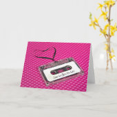Liebesjubiläums-Kassette Karte (Gelbe Blume)