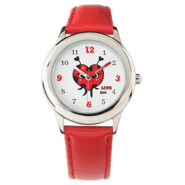 Liebeskäfer Armbanduhr (Vorderseite)