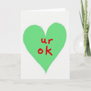 Liebeskarte 'Du bist okay' senden Karte