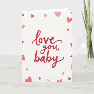 Liebeskarte für Baby Karte