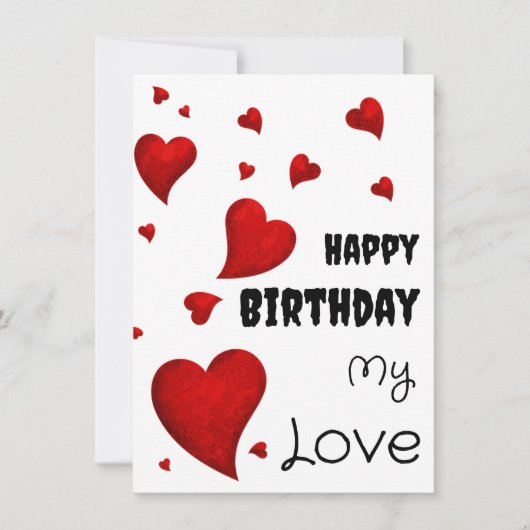 Liebeskarte Karte (Vorderseite)