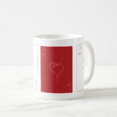 Liebeskarten-Tasse Kaffeetasse (VorderseiteRechts)
