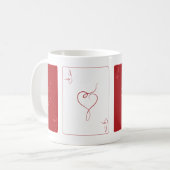 Liebeskarten-Tasse Kaffeetasse (Vorderseite Links)