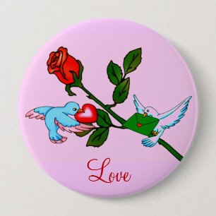 Liebesknopf Button