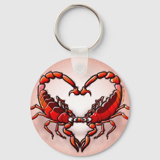 Liebeskorpione Schlüsselanhänger (Vorderseite)