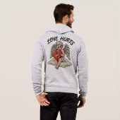 Liebeskummer Cupid Engel Hoodie (Schwarz voll)
