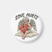 Liebeskummer Cupid Engel Magnet (Vorne)
