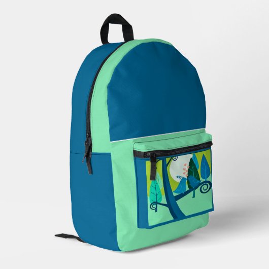 Liebeslied Bedruckter Rucksack (Rückseitige Ecke links)