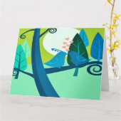 Liebeslied Karte (Gelbe Blume)