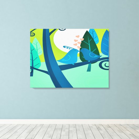 Liebeslied Leinwanddruck (Insitu (Holzboden))