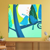 Liebeslied Leinwanddruck (Insitu (Wohnzimmer))