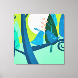 Liebeslied Leinwanddruck