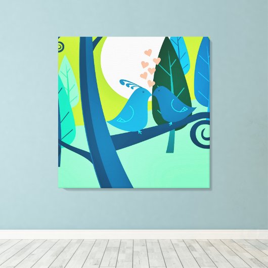 Liebeslied Leinwanddruck (Insitu (Holzboden))
