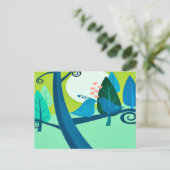 Liebeslied Postkarte (Stehend Vorderseite)