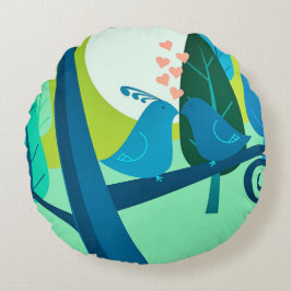 Liebeslied Rundes Kissen