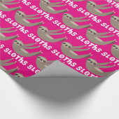 Liebesloths-Verpackungs-Papier Geschenkpapier (Ecke)