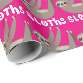 Liebesloths-Verpackungs-Papier Geschenkpapier (Rolleneckpunkt)