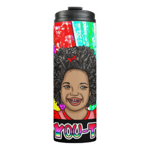 Liebesmädchen Thermosbecher