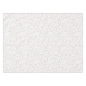 Liebesnotizen Rotes Herz Musiknotation Tischdecke (Vorderseite (Horizontal))