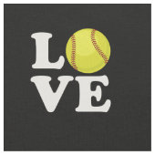 LiebeSoftball Stoff (Nahaufnahme)