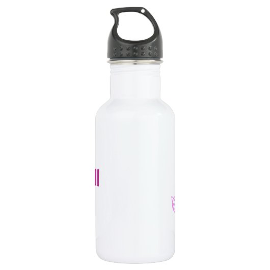 LiebeSoftball Trinkflasche (Rückseite)