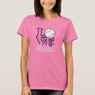 Liebesoftball-Wecker-Shirt T-Shirt