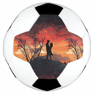 Liebespaar fußball