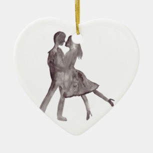 Liebespaar Keramikornament