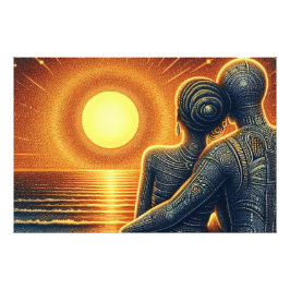 Liebespaar Motiv -  Fotodruck