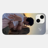 Liebespaar Personalisierte iPhone-Hülle Case-Mate iPhone Hülle (Rückseite (Horizontal))