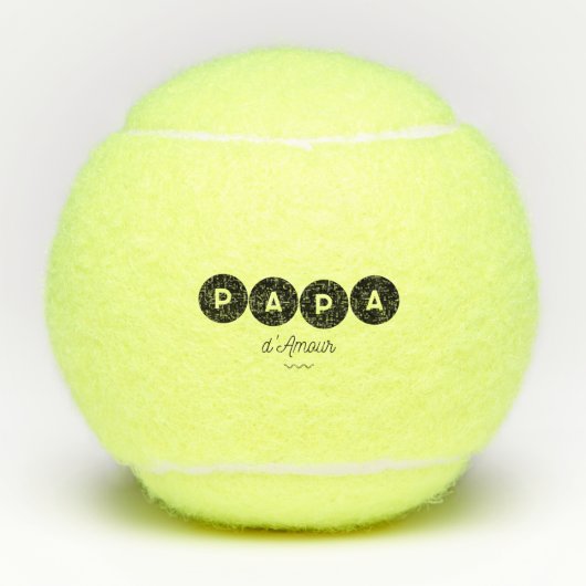 Liebespapa Tennisbälle (Vorderseite)
