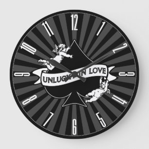 Liebespech Große Wanduhr