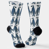 Liebespinguinpaar Thunder_Cove Socken (Gewinkelt)