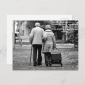 Liebespostkarte für immer postkarte (Vorne/Hinten)